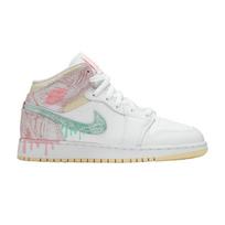 Jordan 1 Mid Paint Drip (GS) 40 white