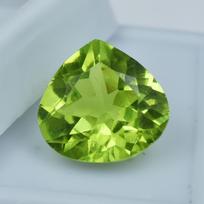 AA+ Quality NATURAL Green Peridot Pear Cut 10.50 Ct CERTIFIED Loose Gemstone 12.4 mm approx žalia