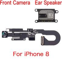 Face Front Camera With Sensor Proximity Light Microphone Flex Cable For iPhone 7 7P 8 Plus And  Ear piece Sound Speaker For iPhone 8