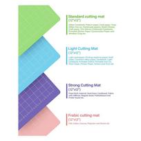AEE2-Cutting Mat For Cricut Maker 3/Maker/Explore 3/Air 2/Air 12 Pack 12X12in Replacement Accessories
