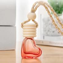 Perfume Bottle Ornament Hanging Empty Bottle Essential Oil Diffuser Fragrance Air Freshener Scent Car Interior Accessory Amagi raudona