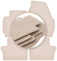 PREMIUM beige floor mats for: Volvo XC70 III station wagon 2007-2016