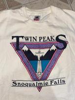 Twin Peaks 90s Vintage Marškinėliai Vienos siūlės TV laida Balti Unisex Marškinėliai S-5XL Unisex Marškinėliai XXXL black