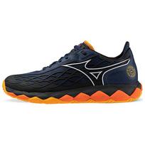 Mizuno Wave Enforce Tour Cushioning Abrasion Resistant Cushioning, Wear Resistant Low top Tennis Shoes Unisex Dark Blue 61GA230011 36.5