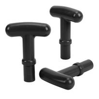 3pcs T Shaped Paddle Handle PP Kayak Oar Handle Easy Grip Enhanced Steering Control Fits 23mm Inner Diameter Tube