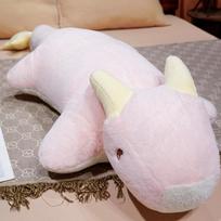 Cartoon Giant Star Dragon Plush Dinosaur Toy Soft Stuffed Animal Doll Big Sleep Pillow Green Pink Birthday Gift 110cm rožinė