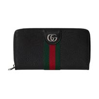 Gucci Ophidia Odinė piniginė su užtrauktuku Vyriška piniginė Juoda 834694-AAE1A-1042 Gift Set(Basic Set+Box+Shopping Bag)