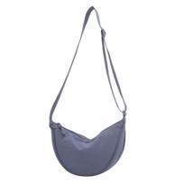 Sling Bag Zipper Closure High Capacity Portable Wear-resistant Adjustable Daily Storage Clothing Matching Men Women Chest Bag Sling Bag Fashion ežero mėlyna spalva