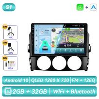 Skirta Mazda MX-5 MX5 2008 - 2015 Android automobilio radijas multimedijos vaizdo grotuvas navigacija GPS Carplay jutiklinis ekranas automatinis stereo intelektualios sistemos 4CORE 2G 32G