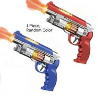 Revolver Boys Toy Pistol With Mist Light Vibration Effects Non-Firing Safety Toy Gun For Preschool Kids Party Favors For Child