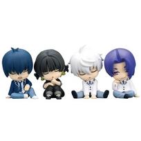 Blue 4Pcs Lock Action Figures Reo Mikage Yoichi Isagi Anime Figure Q Version Figurine Pvc Collectible Model Kids Doll Toy Gifts