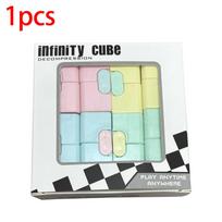 Puzzle Magic Cube Anti Stress Easing Toys For Adults Infinite Flip Funny Cube Sensory Toys For Children Special Needs Xmas Gifts
