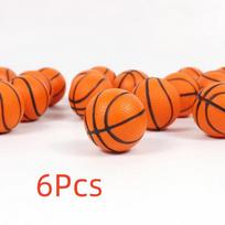 Mini 6/12/24Pcs Basketball Party Favors Squishy Mini Stress Ball Basketball Sports Bouncy Stress Balls School Reward Fidget Toys