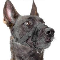 Nylon Soft Dog Muzzle, Anti-bit, Anti-bark, Anti-chew, Adjustable Ring (xl, Black)LBlackSZRH A-S