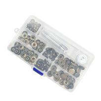 Button Fasteners Set, 15mm Metal Button Fasteners with Installation Tool for Clothes Repair Leather Craft