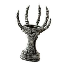 Halloween Resins Witches Hand Candlestick Creative Skeleton Hand Shape Tealight Candle Holder Stand Table Ornament