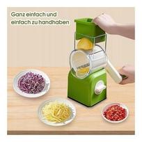 Yilingchild 3-in-1 Multifunctional Vegetable Chopper 3 Blades ABS Anti-Slip Suction Base Hand Pull Food Processor