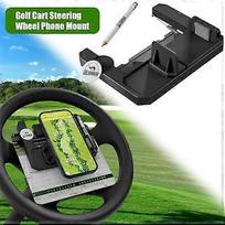 Golf Cart Steering Wheel Cell Phone Mount, Flip Up Phone Holder for Club Car, Flip Up Phone Holder for Golf Cart Steering Wheel,  Mobile Phone Mount W 1PCS