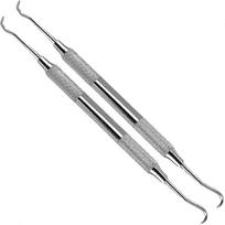 Double-Ended Tartar Removal Tool by 2X Professional - Pack of 2 for Efficient Dental Cleaning