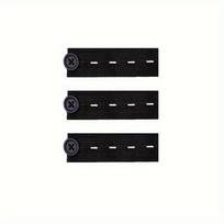 3pcs Pant Extender Belt Unisex Waist Band Tight Trousers Jeans Skirts Maternity Button Hooks Garment DIY Sewing Supplies 3pcs