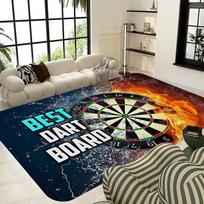 DARTS Dart Board Arrow Target Bathroom Mat Kids Room Bedroom Decoration Balcony Anti-Slip Doormat Living Room Bedside Area Rugs 40cm x 60cm