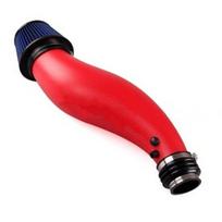 SPSLD Plastic Air Intake Pipe For Honda civic 92-00 EK EG with air filter Carbon fibre intake pipe raudona