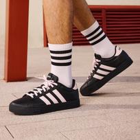 Adidas Daily 4.0 Low top Skateboard Shoes Unisex Black Pink 40.5
