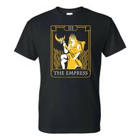 Major Arcana Empress - Fortune Telling Occult T Shirt - Black S įvairiaspalvis