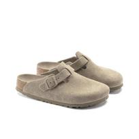 Birkenstock Boston Unisex Anti-wear Slip-on Clogs Light Brown Narrow Fit 1019108 37