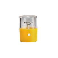 USB Charging Electric Grinder High Hardness Blade Grass Shredder Seasoning Grinder  Household geltona