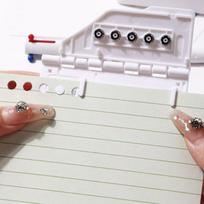 5 Hole Mini Punch Binding Machine Bookbinding Pocket Puncher Multifunctional for Papers Journal