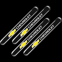 4Pcs Car Door Protector Transparent Silica Gel Corner Guard  Stickers Vehicle Accessories For Chevrolet Spark Sonic Camaro Volt balta