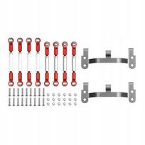 Rc Car Pull Rod Base Drążek Ściągający 1:12 Dla Mn D90 D91 Mn99S Truck Hobby Red