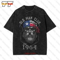 Texas Old Man Club Vintage Oversized TShirt UF S