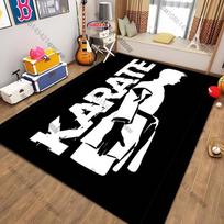 Karate-Themed all seasons Rug for Martial Arts Spaces carpet for home sofa bedroom, gift mats 40cm x 60cm