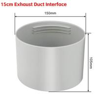 1,5/2M Nešiojamas lankstus oro kondicionieriaus išmetimo žarnos vamzdelis 13/15cm Išmetimo vamzdžio žarnos jungties sąsaja mobiliajam oro kondicionieriui 150mm Interface
