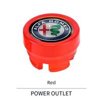 Car Cigarette Lighter Cap Auto Lighter Dust Proof Cover Accessories For Alfa Romeo 4C 159 166 Spider Giulia Giulietta 156 147 GT