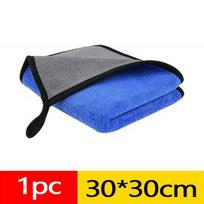 1/3Pcs Microfiber Car Washing Towel Soft Quick Drying Windows Mirrors Wiping Rags Home Double Layer Cleaning Cloths