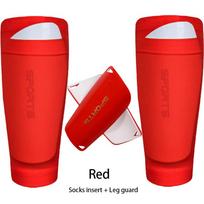 Adult Football Double-Layer Leg Protection Socks Set Sports Breathable Shin Support Thickened Leg Board For Soccer Players L