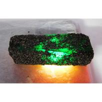 Natural Emerald Green 112 Carat Dyed Raw Rough Loose Gemstone CERTIFIED 49 mm approx žalia