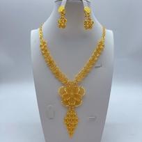 Elegant 24k Gold Color Jewelry Luxury Bridal Jewelry Sets  for Women B