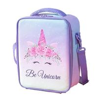 Kawaii Portable Cartoon Tote Thermal Lunch Box Bag Aluminum Foil Office Student Bento Storage Insulation Bags Shoulder Strap