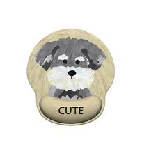 Cartoon Puppy Mouse Pad Rubber Wrist Rest Pad Cute Mouse Mat  Home Computer tamsiai ruda spalva