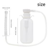 300 ml White Bottle dušo nešiojamas valymo įrankis su skalavimo antgaliu