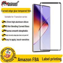 Infinix Note 40 Pro & Tecno Phantom X2 40S Grūdintas stiklas - Išlenktas ekranas su didelio klampumo kraštų klijais Infinix Note 40Pro