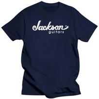 JACKSON Guitars Logo T-shirt New Black Rock Guitarist Metal Band Short Sleeve cotton T Shirts Man Clothing S