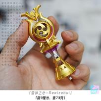Impact Genshin Chinese Game Peripherals Heart Of The Divine Metal Model Collectible Desk Ornament Creative Birthday Gifts Toy