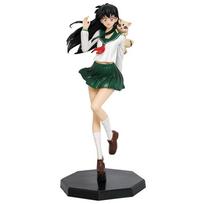 Inuyasha 26Cm Action Figure Higurashi Kagome Figuras Manga Figurine Toys Collection Model Ornament Anime Peripheral Gift