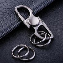 Spiner Keychain Fidget Hand Spiner Anti Anxiety Toy Relieves Stress Finger Ketchain Bottle Opener Edc Children'S And Boys' Toy