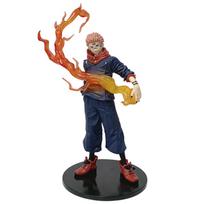 Anime 21Cm Jujutsu Kaisen Figure Itadori Yuji Action Figure Model Pvc Doll Toy Surrounding Collection Desktop Accessories Gift